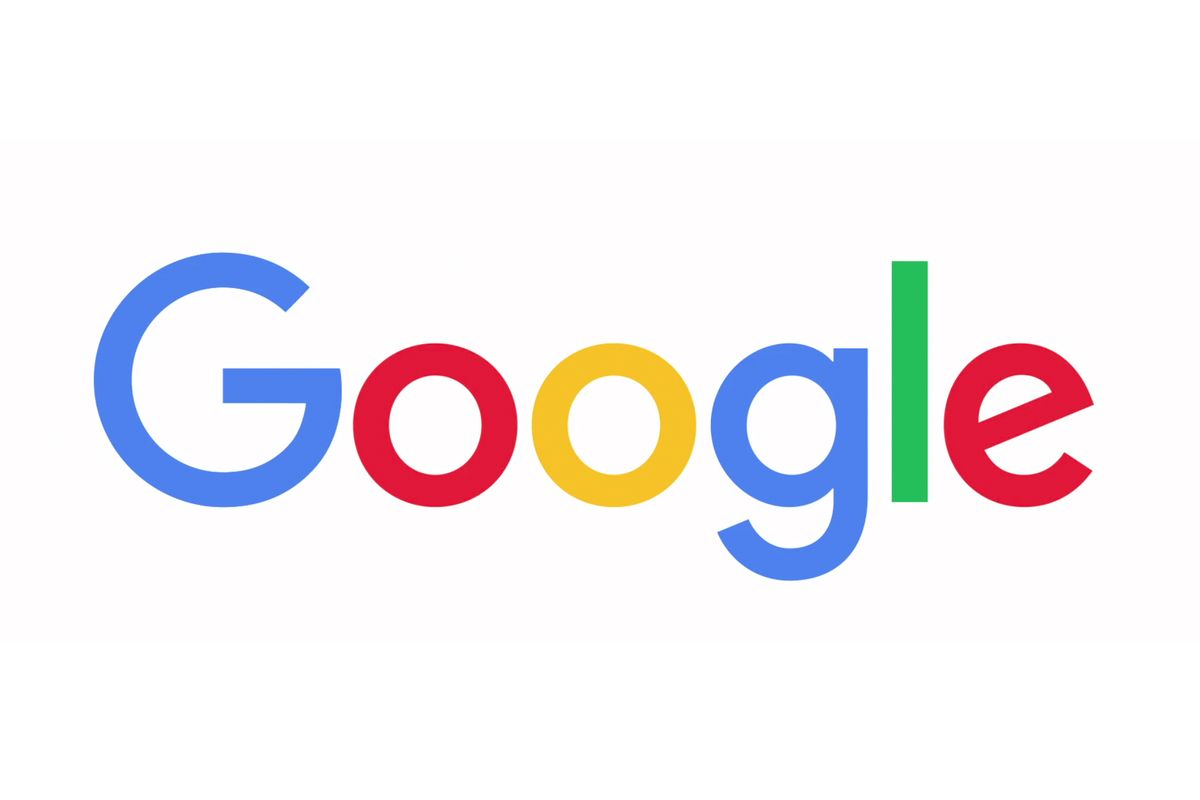Google logo in vibrant colors: blue, red, yellow, and green. Iconic tech brand identity.